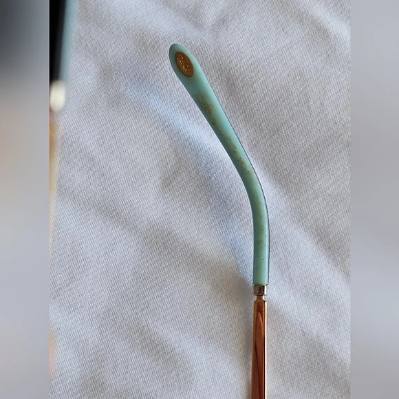 Tiffany & Co. Black and Gold Glasses with Blue Accents TF1130 Eyeglasses - Picture 8 of 17